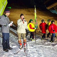 Apfel im Schnee