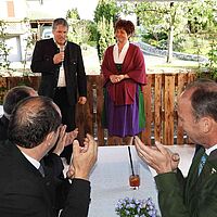 Präsentation Himbeersekt