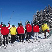 Apfel im Schnee