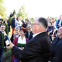 Präsentation Himbeersekt